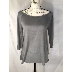 No Boundaries Boat Neck 3/4 Sleeve Blouse Sz M